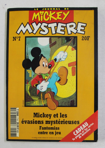 LE JOURNAL DE MICKEY MYSTERE , NO. 7 , JUIN 1995 , BENZI DESENATE