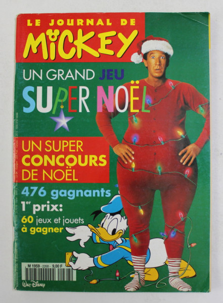 LE JOURNALDE MICKEY  - UN GRAND JEU SUPER NOEL , 1995, REVISTA DE BENZI DESENATE