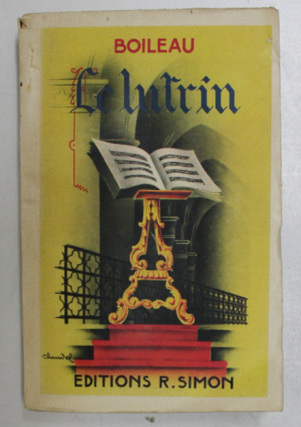 LE LUTRIN par BOILEAU , 1936
