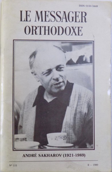 LE MESSAGER ORTHODOXE  - REVUE DE PENSEE ET D ' ACTION ORTHODOXES  , No 111 / II - 1989