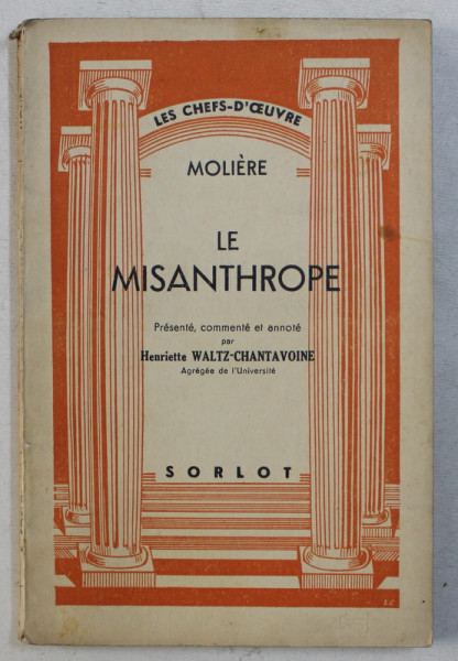 LE MISANTHROPE par MOLIERE , 1942
