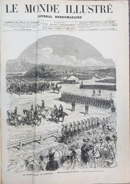 LE MONDE ILLUSTRE - PARIS, 1877