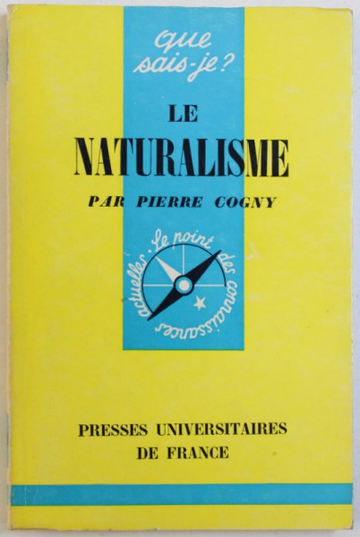 LE NATURALISME par PIERRE COGNY , 1963