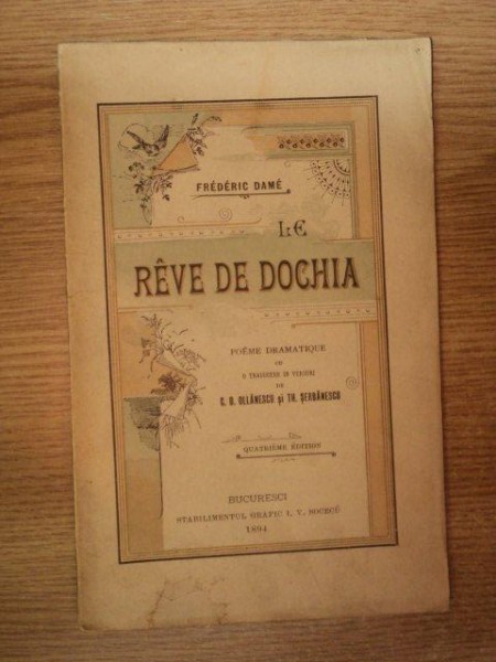 LE REVE DE DOCHIA de FREDERIC DAME, BUC. 1894