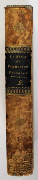LE RIME DI FRANCESCO PETRARCA , TOMO II , 1806