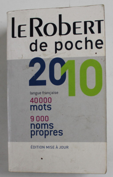 LE ROBERT DE POCHE , 40 000 MOTS , 2009