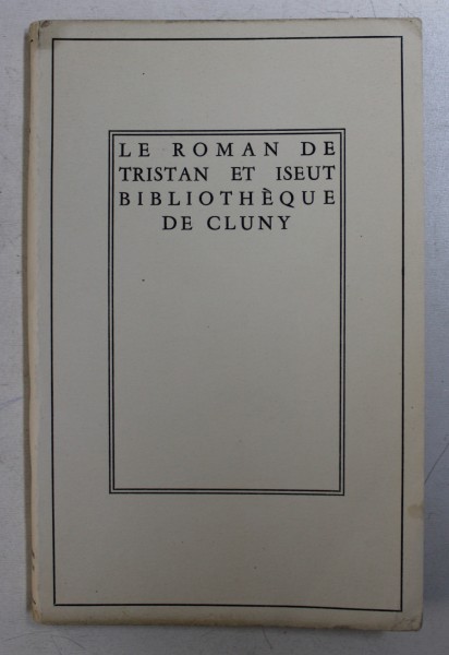 LE ROMAN DE TRISTAN ET ISEUT , 1938