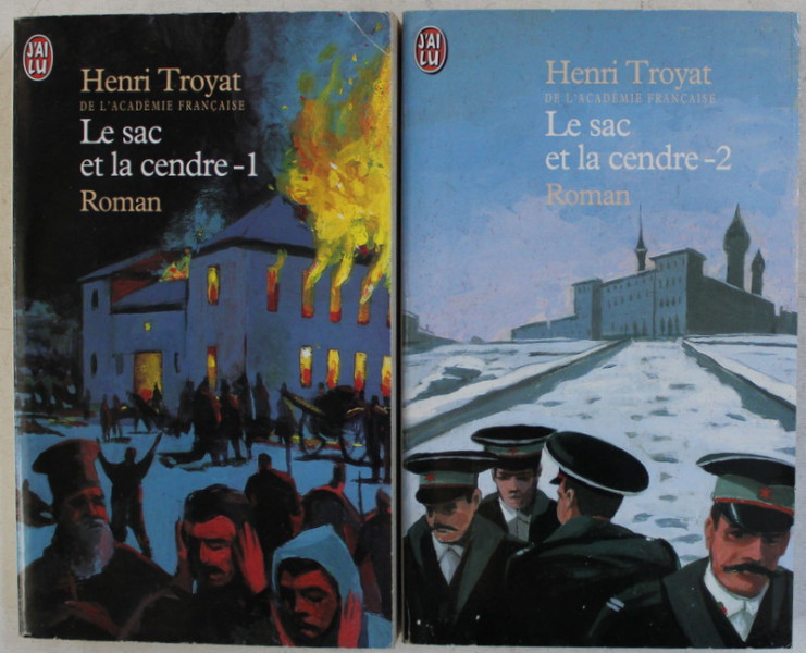 LE SAC ET CENDRE , TOMES I - II , roman par HENRI TROYAT , 2002