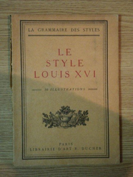 LE STYLE LOUIS XVI ( 50 ilustrations )