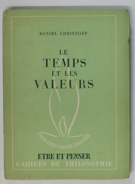 LE TEMPS ET LES VALEURS par DANIEL CHRISTOFF , 1945