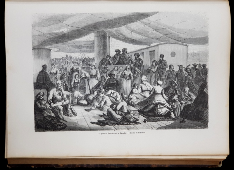 LE TOUR DU MONDE - NOUVEAU JOURNAL DES VOYAGES , CONTINE  DOUA CAPITOLE DEDICATE  ROMANIEI *, 1866