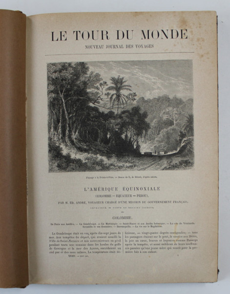 LE TOUR DU MONDE - NOUVEAU JOURNAL DES VOYAGES , DEUXIEME  SEMESTRE , 1877
