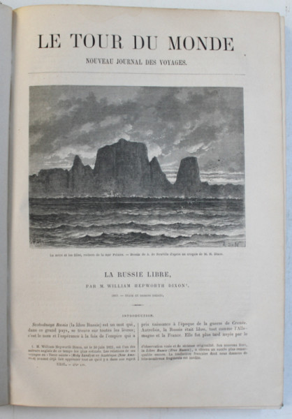 LE TOUR DU MONDE - NOVEAU JOURNAL DES VOYAGES , publie sous la direction de M . EDOUARD CHARTON , PREMEIR SEMESTRE , 1872