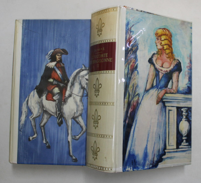 LE VICOMTE DE BRAGELONNE par ALEXANDRE DUMAS , DEUX VOLUMES , 1966