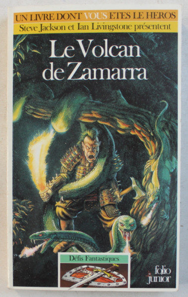 LE VOLCAN DE ZAMARRA , DEFIS FANTASTIQUES/39 par LUKE SHARP , 1994