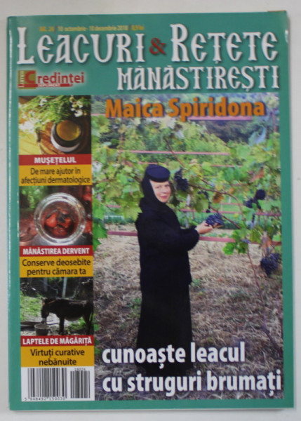 LEACURI SI RETETE MANASTIRESTI de MAICA SPIRIDONA , 2018