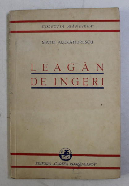 LEAGAN DE INGERI  - poeme de MATEI ALEXANDRESCU , desene de MAC.  CONSTANTINESCU , 1935