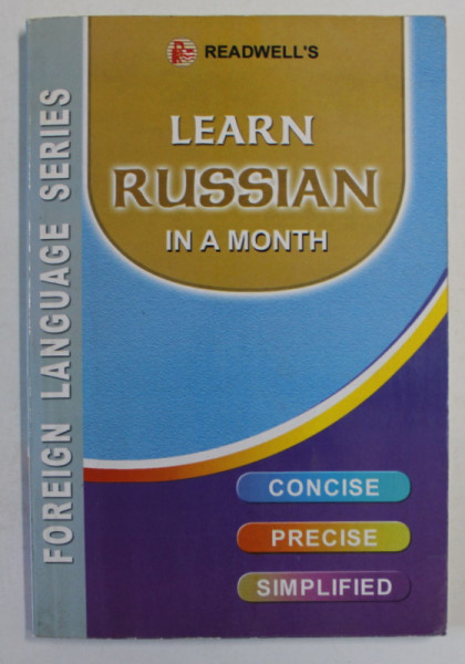 LEARN RUSSIAN IN A MONTH by REKHA CHAWLA , ANII ' 2000