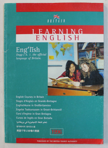 LEARNING ENGLISH  - ENGLISH COURSES IN BRITAIN , 1996