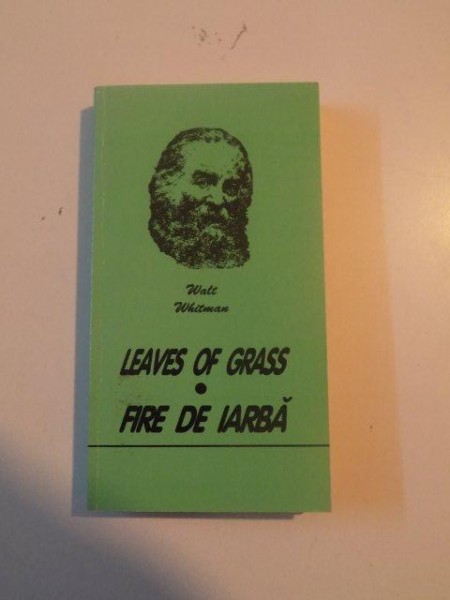 LEAVES OF GRASS / FIRE DE IARBA de WALT WHITMAN , 2000