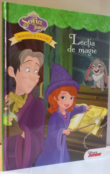 LECTIA DE MAGIE , TEXT de SARAH NATHAN , ILUSTRATII de CHARACTER BUILDING STUDIO , 2015 , BLOCUL DE FILE ESTE INDOIT