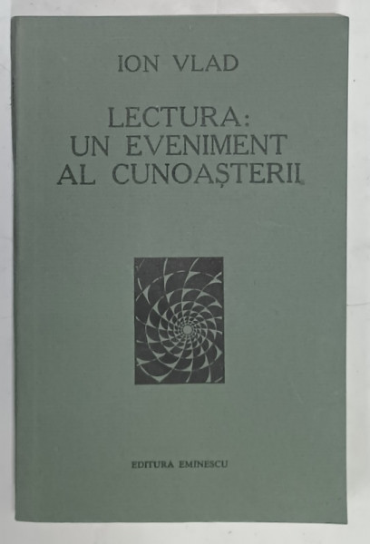 LECTURA , UN EVENIMENT AL CUNOASTERII de ION VLAD , 1977