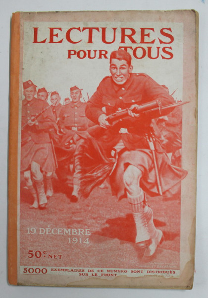 LECTURES POUR TOUS , MAGAZINE , 19 DECEMBRE  , 1914