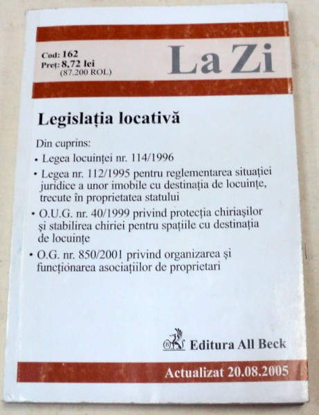 LEGISLATIA LOCATIVA-JUD.LAURA IVANOVICI