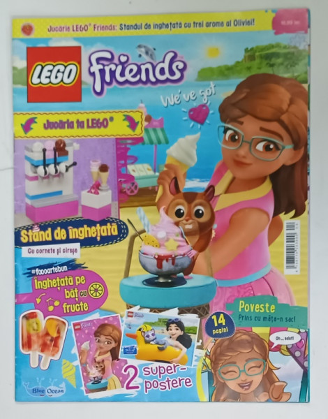 LEGO FRIENDS  , REVISTA PENTRU COPII , 2019 ,  LIPSA  JUCARIE LEGO