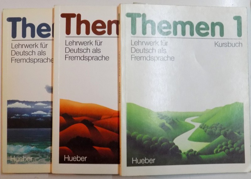 LEHRWERK FUR DEUTSCH ALS FREMDSPRACHE von HARTMUT AUFDERSTRABE,,,HELMUT MULLER , THEMEN I-III , 1983