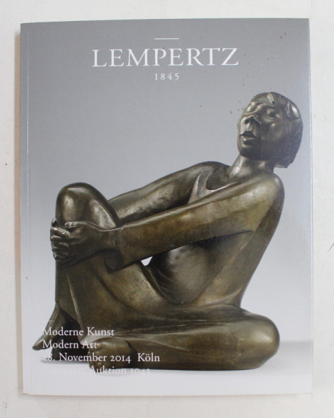 LEMPERZ  - 1845 - AUKTION 1043 - MODERNE KUNST , MODERN ART , CATALOG DE LICITATIE , 2014