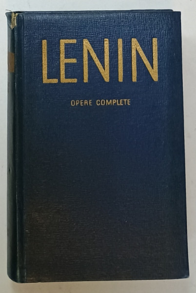 LENIN, OPERE COMPLETE , VOLUMUL 1 , 1960