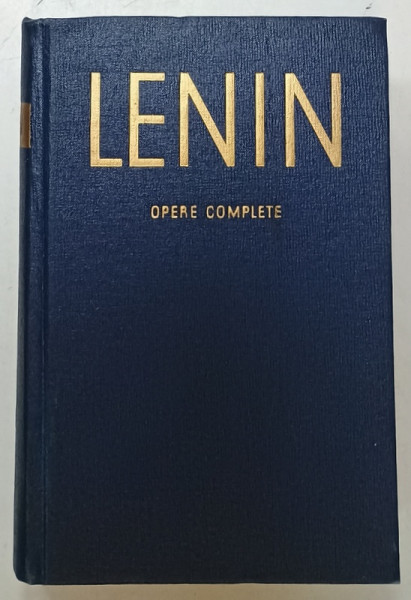 LENIN, OPERE COMPLETE , VOLUMUL  20 , 1963
