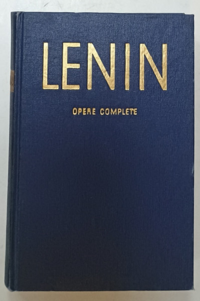 LENIN, OPERE COMPLETE , VOLUMUL 55 , 1970