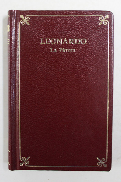 LEONARDO DA VINCI - LA PITTURA , a cura di UMBERTO BALDINI , 1977, CARTE DE FORMAT REDUS *