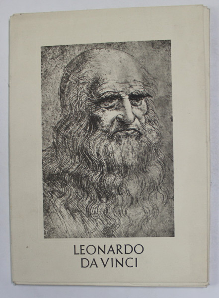 LEONARDO DA VINCI , MAPA  CU TEXT IN LIMBA ITALIANA , CONTINE 20 DE REPRODUCERI , ANII '2000