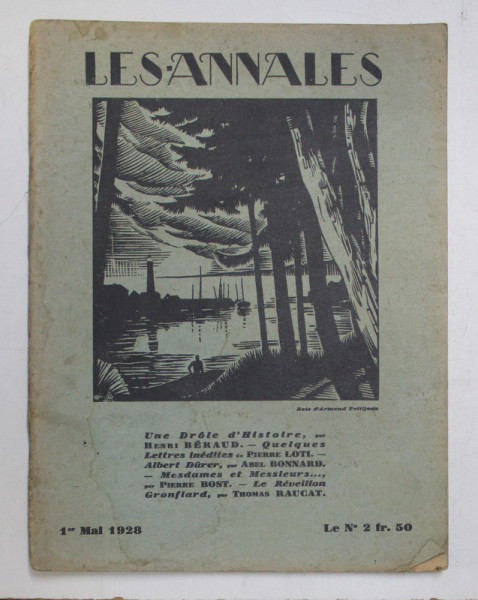 LES ANNALES POLITIQUES ET LITTERAIRES - GRANDE REVUE MODERNE DE LA VIE LITTERAIRE , 1er MAI  1928