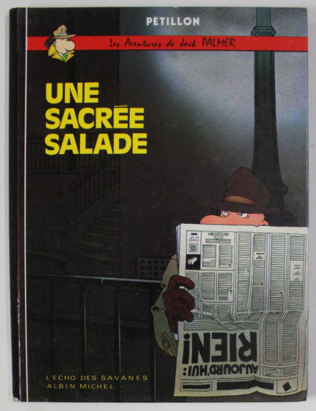 LES AVENTURES DE JACK PALMER  : UNE SACREE SALADE par PETILLON , 1983