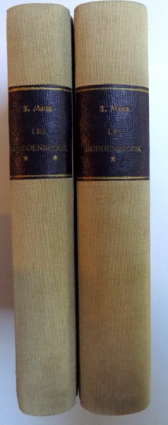 LES  BUDDENBROOK ( LE DECLINE D'UNE FAMILIE ) VOL. I -II par THOMAS MANN , 1932