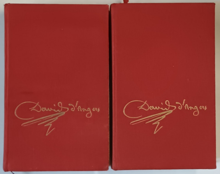 LES CARNETS DE DAVID D ' ANGERS , VOLUMELE I - II , 1958, PREZINTA INSEMNARI SI SUBLINIERI *