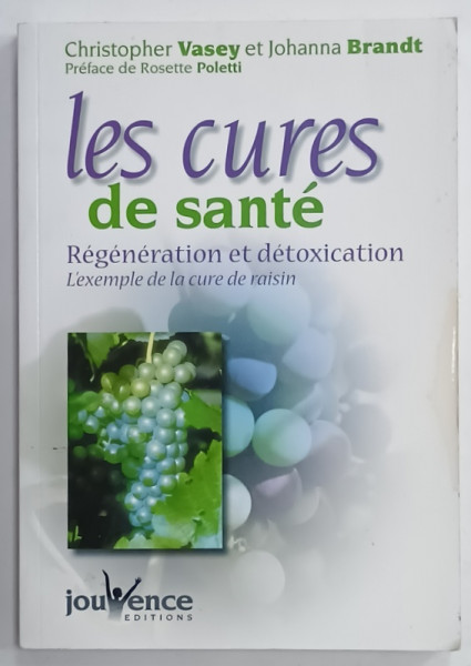 LES CURES DE SANTE , L 'EXEMPLE DE LA CURE DE RAISIN par CHRISTOPHER VASEY et JOHANNA BRANDT ,2004