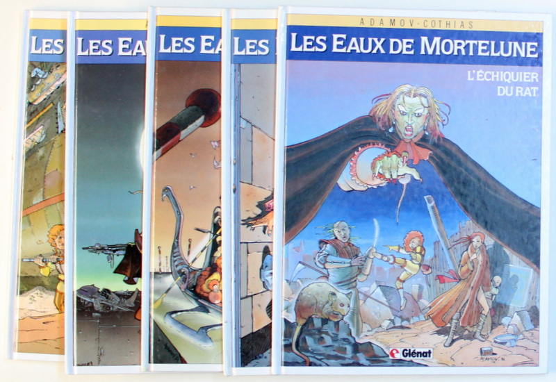 LES EAUX DE MORTELUNE , dessin par  ADAMOV et scenario COTHIAS , VOL. I - V , 1994