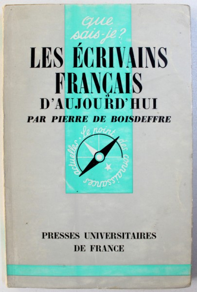 LES ECRIVAINS FRANCAIS D'AUJOURD'HUI , 1965