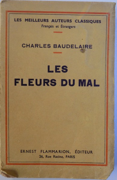 LES FLEURS DU MAL par CHARLES BAUDELAIRE , 1938