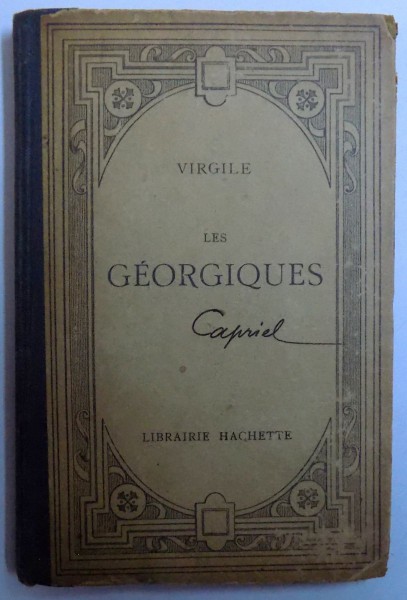 LES GEORGIQUES par VIRGILE - TEXTE LATIN , 1914