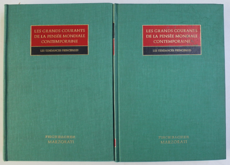 LES GRANDS COURANTS DE LA PENSEE MONDIALE CONTEMPORAINE - LES TENDANCES PRINCIPALES TOM. I - II par M. F. SCIACCA , 1961