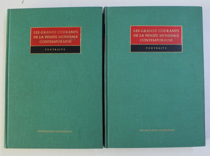 LES GRANDS COURANTS DE LA PENSEE MONDIALE CONTEMPORAINE - PORTRAITS TOM. I - II par M. F. SCIACCA , 1964