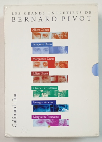 LES GRANDS ENTRETIENS DE BERNARD PIVOT , SET CU 7 DVD - URI , 2003, VEZI DESCRIEREA !