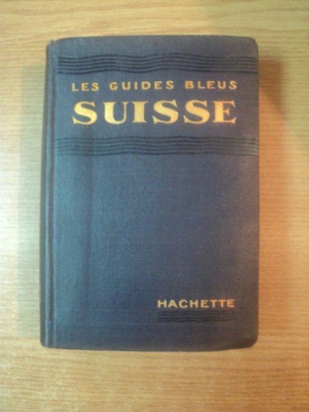 LES GUIDES BLEUS SUISSE  1958