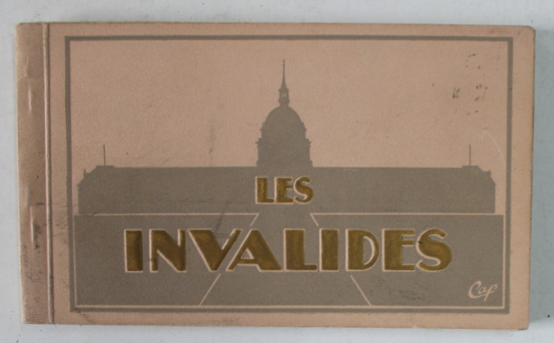 LES INVALIDES , MINIALBUM CU 20 DE CARTI POSTALE DETASABILE , INTERBELIC